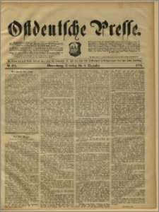 Ostdeutsche Presse. J. 15, 1891, nr 287