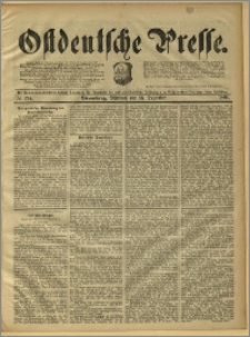 Ostdeutsche Presse. J. 15, 1891, nr 294
