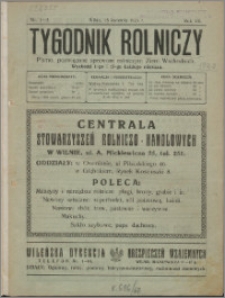 Tygodnik Rolniczy 1923, R. 7 nr 1/2
