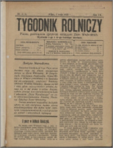 Tygodnik Rolniczy 1923, R. 7 nr 3/4