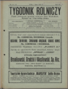 Tygodnik Rolniczy 1923, R. 7 nr 11/12