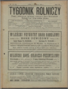 Tygodnik Rolniczy 1923, R. 7 nr 19/20