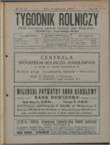 Tygodnik Rolniczy 1923, R. 7 nr 25/26