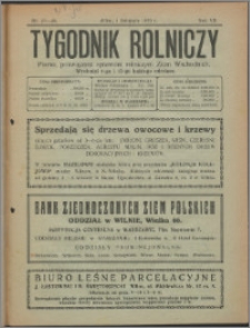 Tygodnik Rolniczy 1923, R. 7 nr 27/28