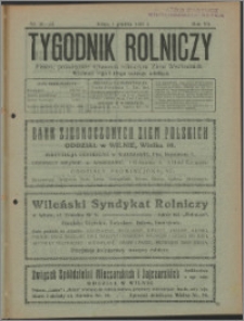 Tygodnik Rolniczy 1923, R. 7 nr 31/32