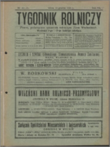 Tygodnik Rolniczy 1923, R. 7 nr 33/34