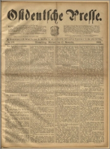 Ostdeutsche Presse. J. 17, 1893, nr 269