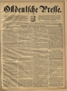Ostdeutsche Presse. J. 17, 1893, nr 272