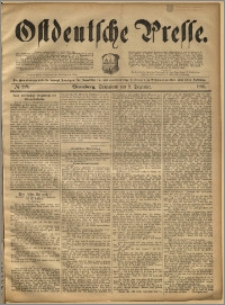 Ostdeutsche Presse. J. 17, 1893, nr 289