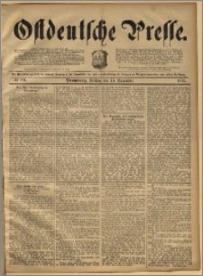 Ostdeutsche Presse. J. 17, 1893, nr 294