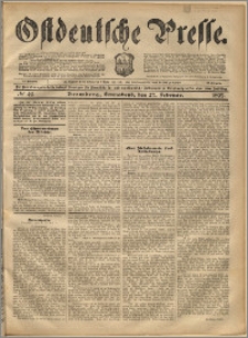 Ostdeutsche Presse. J. 21, 1897, nr 49