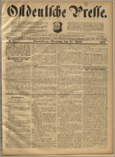 Ostdeutsche Presse. J. 21, 1897, nr 97