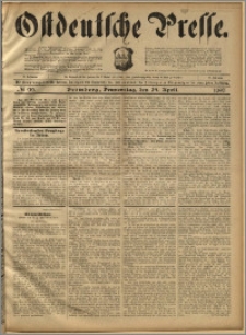 Ostdeutsche Presse. J. 21, 1897, nr 99