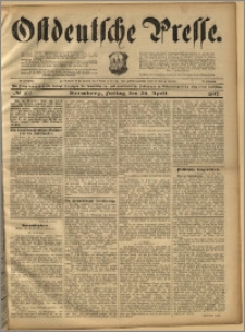 Ostdeutsche Presse. J. 21, 1897, nr 100