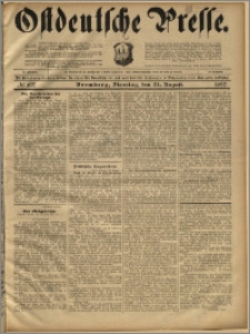Ostdeutsche Presse. J. 21, 1897, nr 197