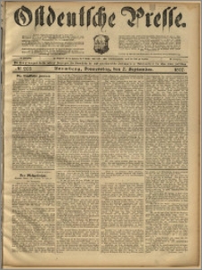Ostdeutsche Presse. J. 21, 1897, nr 205