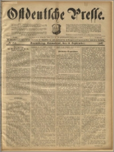 Ostdeutsche Presse. J. 21, 1897, nr 213