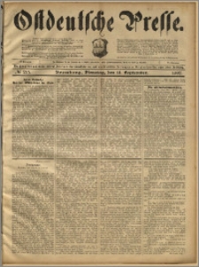 Ostdeutsche Presse. J. 21, 1897, nr 215