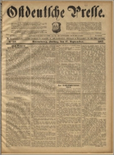 Ostdeutsche Presse. J. 21, 1897, nr 218