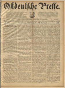 Ostdeutsche Presse. J. 21, 1897, nr 222