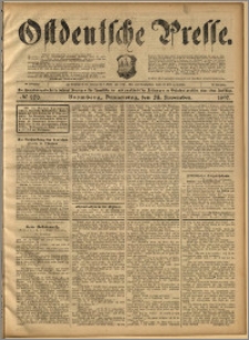 Ostdeutsche Presse. J. 21, 1897, nr 276