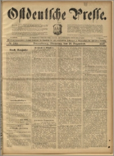 Ostdeutsche Presse. J. 21, 1897, nr 298