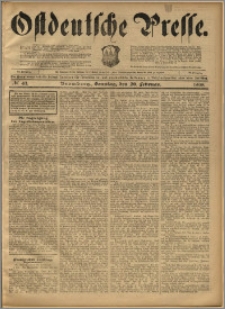 Ostdeutsche Presse. J. 22, 1898, nr 43