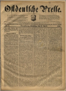 Ostdeutsche Presse. J. 22, 1898, nr 84