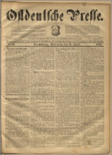 Ostdeutsche Presse. J. 22, 1898, nr 85