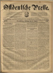 Ostdeutsche Presse. J. 22, 1898, nr 87