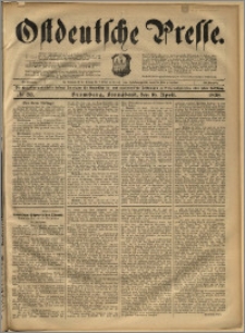 Ostdeutsche Presse. J. 22, 1898, nr 88