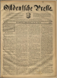Ostdeutsche Presse. J. 22, 1898, nr 94