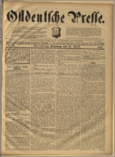 Ostdeutsche Presse. J. 22, 1898, nr 95