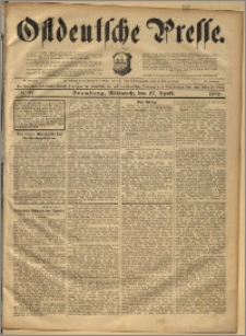 Ostdeutsche Presse. J. 22, 1898, nr 97