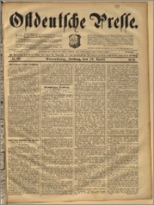 Ostdeutsche Presse. J. 22, 1898, nr 99
