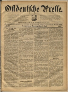 Ostdeutsche Presse. J. 22, 1898, nr 101