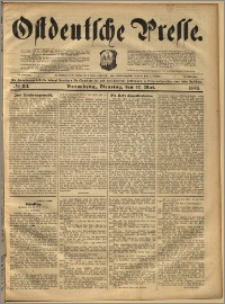 Ostdeutsche Presse. J. 22, 1898, nr 114