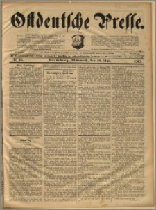 Ostdeutsche Presse. J. 22, 1898, nr 115