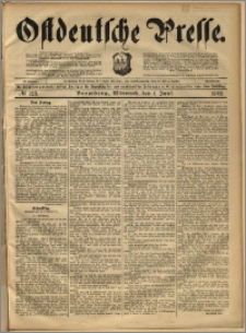 Ostdeutsche Presse. J. 22, 1898, nr 125
