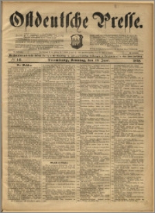 Ostdeutsche Presse. J. 22, 1898, nr 141