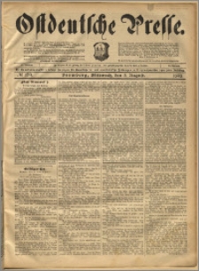 Ostdeutsche Presse. J. 22, 1898, nr 179
