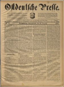 Ostdeutsche Presse. J. 22, 1898, nr 188