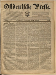 Ostdeutsche Presse. J. 22, 1898, nr 190