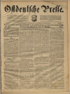 Ostdeutsche Presse. J. 22, 1898, nr 197