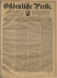 Ostdeutsche Presse. J. 22, 1898, nr 224