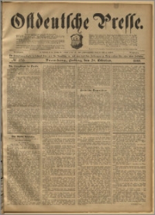 Ostdeutsche Presse. J. 22, 1898, nr 253