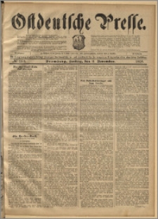 Ostdeutsche Presse. J. 22, 1898, nr 265