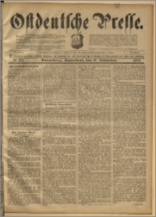 Ostdeutsche Presse. J. 22, 1898, nr 271