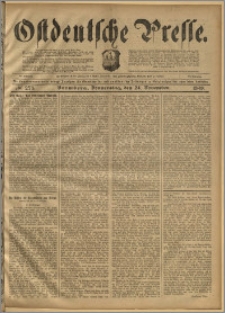 Ostdeutsche Presse. J. 22, 1898, nr 275