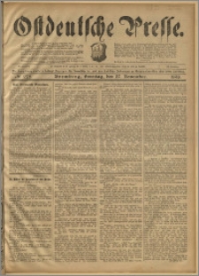 Ostdeutsche Presse. J. 22, 1898, nr 278